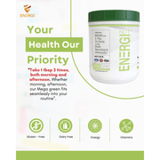 Energi Nutrition Mega Greens - Powder Supplement White Smoke