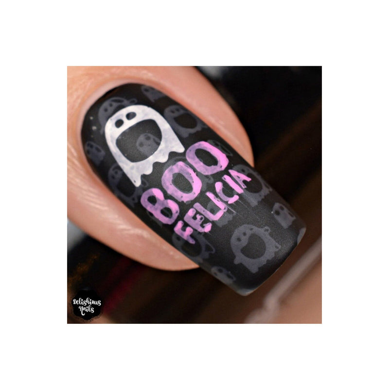 UberChic Beauty Halloween-04 Stamping Plate Rosy Brown