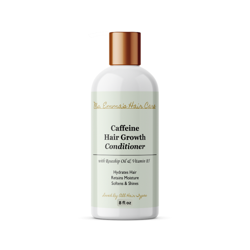 Ms. Emma's Hair Care 8 oz CAFFEINE HAIR GROWTH CONDITIONER White Smoke