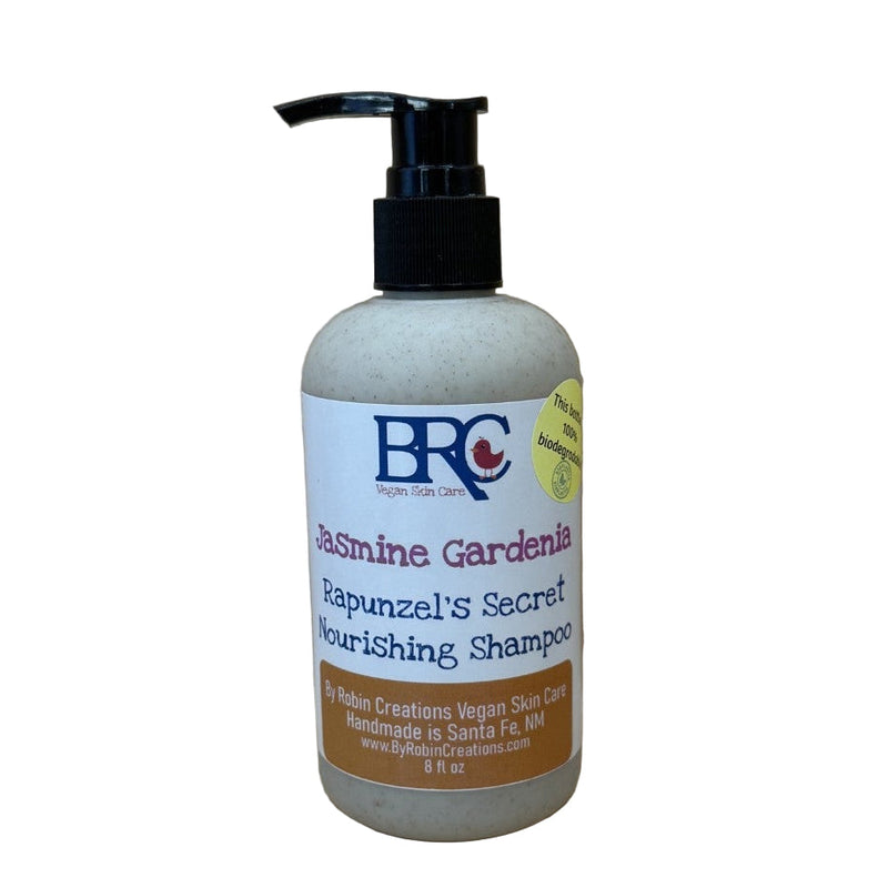 By Robin Creations Rapunzel's Secret Sulfate-Free Moisturizing Shampoo Hair, Brows & Eyelashes White Smoke Lemongrass Eucalyptus / 8 oz Biodegradable Pump Bottle,Jasmine-Gardenia / 8 oz Biodegradable Pump Bottle,Lavender-Pine / 8 oz Biodegradable Pump Bottle,Coconut & Vanilla / 8 oz Biodegradable Pump Bottle,Frosty Balsam Pine / 8 oz Biodegradable Pump Bottle,