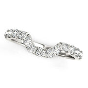 Bids.com 14k White Gold Curved Design Pave Diamond Wedding Ring (1/6 cttw) Rings White Smoke 3 / White Gold,3.5 / White Gold,4 / White Gold,4.5 / White Gold,5 / White Gold,5.5 / White Gold,6 / White Gold,6.5 / White Gold,7 / White Gold,7.5 / White Gold,8 / White Gold,8.5 / White Gold,9 / White Gold