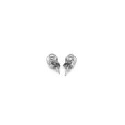 Bids.com 14k White Gold Classic Round Stud Earrings (5.0 mm) Earrings White Smoke White Gold