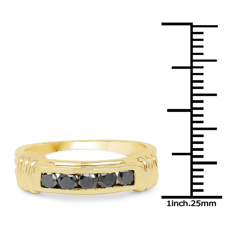 Bids.com 0.50 Carat Genuine Black Diamond .925 Sterling Silver Ring Rings White Smoke size 8.00,size 8.50,size 9.50,size 6.00,size 7.00,size 9.00,size 10.00,size 5.00