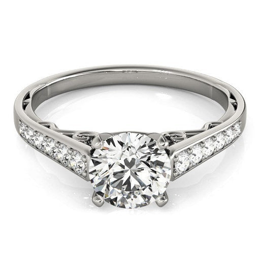Bids.com 14k White Gold Cathedral Design Diamond Engagement Ring (1 1/4 cttw) Rings White Smoke 3 / White Gold,3.5 / White Gold,4 / White Gold,4.5 / White Gold,5 / White Gold,5.5 / White Gold,6 / White Gold,6.5 / White Gold,7 / White Gold,7.5 / White Gold,8 / White Gold,8.5 / White Gold,9 / White Gold