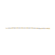 Bids.com 10k Gold 1/3 Cttw Diamond Miracle Set Alternating Bar and Link Bracelet (I-J Color, I1-I2 Clarity) - 7.75" Inches Bracelets Antique White YellowWhite.Gold / 7.75