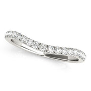 Bids.com 14k White Gold Pave Set Round Diamond Curved Wedding Band (1/4 cttw) Rings White Smoke 3 / White Gold,3.5 / White Gold,4 / White Gold,4.5 / White Gold,5 / White Gold,5.5 / White Gold,6 / White Gold,6.5 / White Gold,7 / White Gold,7.5 / White Gold,8 / White Gold,8.5 / White Gold,9 / White Gold