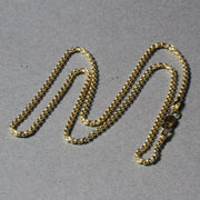 Bids.com 14k Yellow Gold Round Box Chain 1.7mm Necklaces Dark Gray 16 / Yellow Gold,18 / Yellow Gold,20 / Yellow Gold,24 / Yellow Gold