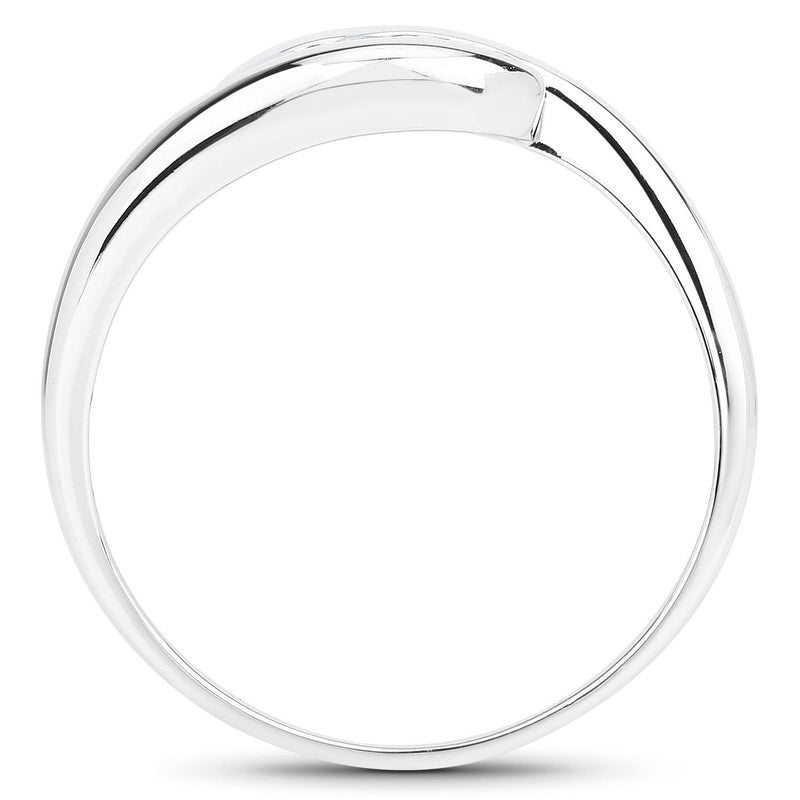 Bids.com 0.74 Carat Genuine Blue Topaz .925 Sterling Silver Ring Rings White Smoke size 11.00,size 12.00,size 13.00,size 14.00,size 6.00,size 7.00,size 8.00,size 9.00,size 5.00,size 12.50