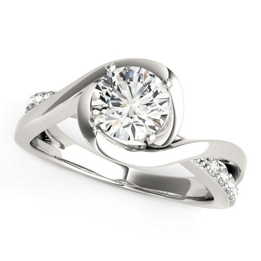 Bids.com 14k White Gold Split Band Round Bypass Diamond Engagement Ring (1 1/8 cttw) Rings White Smoke 3 / White Gold,3.5 / White Gold,4 / White Gold,4.5 / White Gold,5 / White Gold,5.5 / White Gold,6 / White Gold,6.5 / White Gold,7 / White Gold,7.5 / White Gold,8 / White Gold,8.5 / White Gold,9 / White Gold