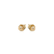 Bids.com 14k Yellow Gold Polished Round Stud Earrings Earrings White Smoke Yellow Gold