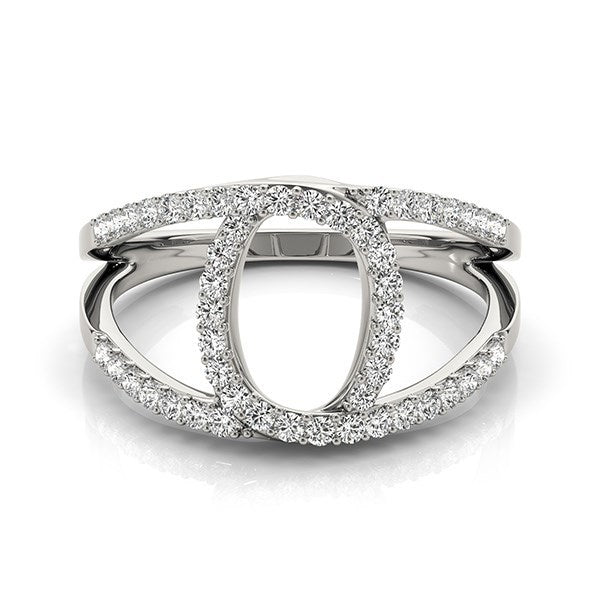 Bids.com 14k White Gold Diamond Loop Style Dual Band Ring (1/2 cttw) Rings White Smoke 3 / White Gold,3.5 / White Gold,4 / White Gold,4.5 / White Gold,5 / White Gold,5.5 / White Gold,6 / White Gold,6.5 / White Gold,7 / White Gold,7.5 / White Gold,8 / White Gold,8.5 / White Gold,9 / White Gold