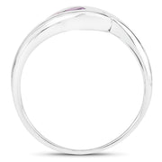 Bids.com 0.54 Carat Genuine Amethyst .925 Sterling Silver Ring Rings White Smoke size 11.00,size 11.50,size 12.00,size 12.50,size 6.00,size 7.00,size 8.00,size 9.00,size 5.00,size 13.00,size 14.00