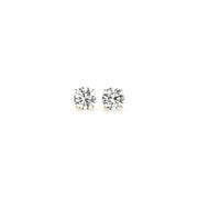 Bids.com 1/2 cttw Lab Grown Round Diamond Stud Earrings 14k Yellow Gold (G/VS2) Earrings White Smoke Yellow Gold