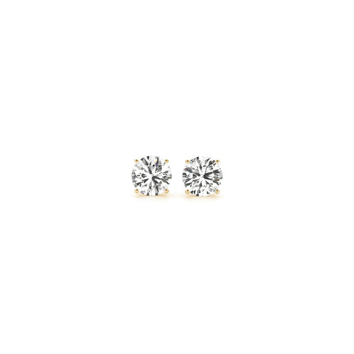 Bids.com 1/2 cttw Lab Grown Round Diamond Stud Earrings 14k Yellow Gold (G/VS2) Earrings White Smoke Yellow Gold