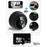 SmartPursue™ Mini Wireless Magnetic Security Camera Mini Camera White Smoke Camera Add 16G / USB,Camera Add 64G / USB,BLACK 128G memory card / USB,Black with 32G memory card / USB,Black with 64G memory card / USB,Black / USB