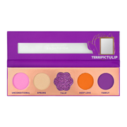 Profusion Cosmetics Blooming Hues 5 shade palette Eye Dark Orchid Romantic Rose,Honest Hibiscus,Delightful Dahlia,Terrific Tulip,Peaceful Peony,Pretty Poppy