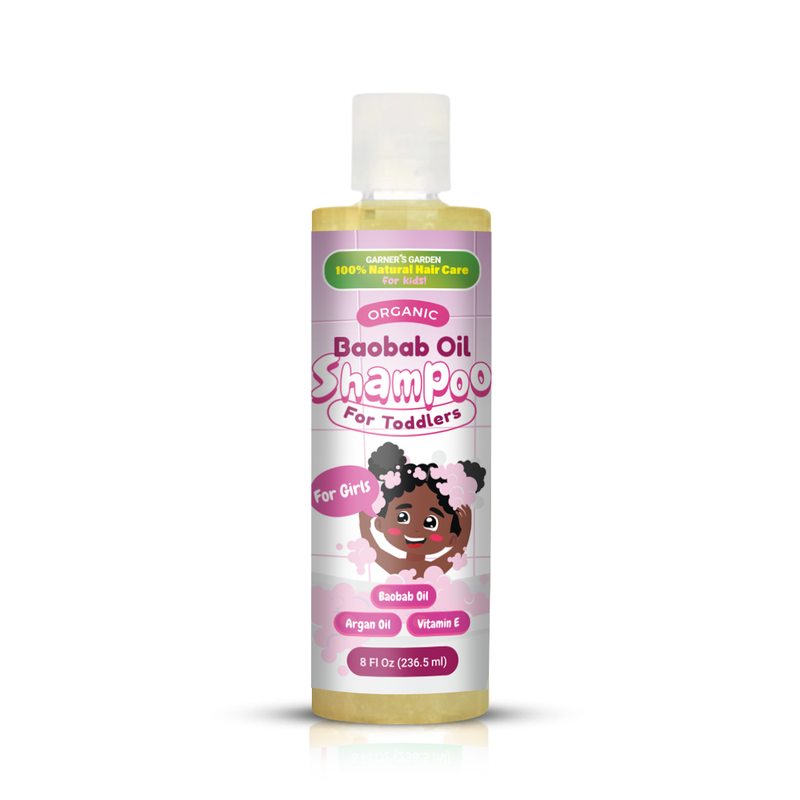 Garner's Garden Organic Baobab Oil Toddler Shampoo Baby Care White Smoke Baobab Toddler Shampoo Girls / 8oz