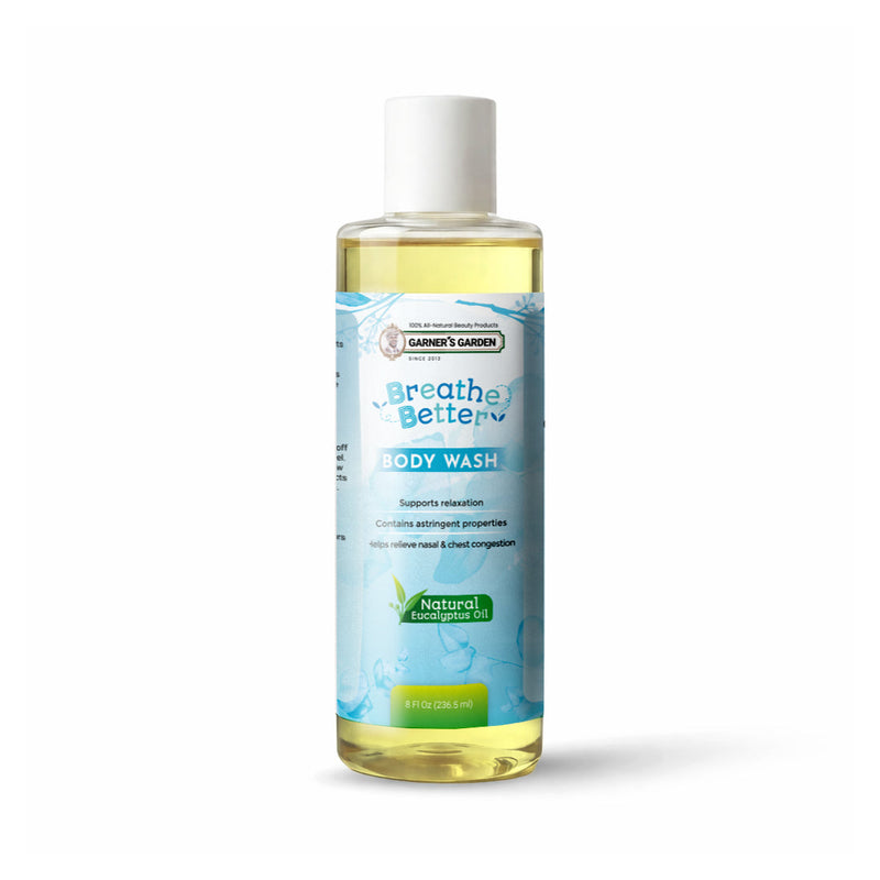 Garner's Garden Breathe Better Body Wash Body Care White Smoke Breathe Better Body Wash 8oz (try me)
