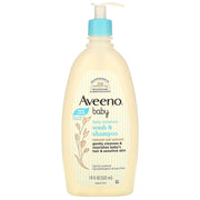 Aveeno Aveeno Baby Daily Moisture Body Wash & Shampoo Oat Extract 8 Fl. Oz Baby Body Wash & Shampoo Antique White