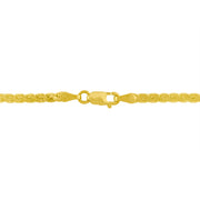 Bids.com 14K Yellow and White Gold 1/4 Cttw Princess Cut Diamond Channel-Set â€œVâ€ Shape 18" Pendant Necklace (H-I Color, SI2-I1 Clarity) Necklaces Beige YellowWhite.Gold / 18