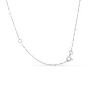 Bids.com .925 Sterling Silver 1/2 Cttw Diamond Bezel 18" Pendant Necklace (I-J Color, I2-I3 Clarity) Necklaces White Smoke White.Sterling Silver / 18,Yellow Plated .925 Sterling Silver / 18,Rose.Sterling Silver / 18