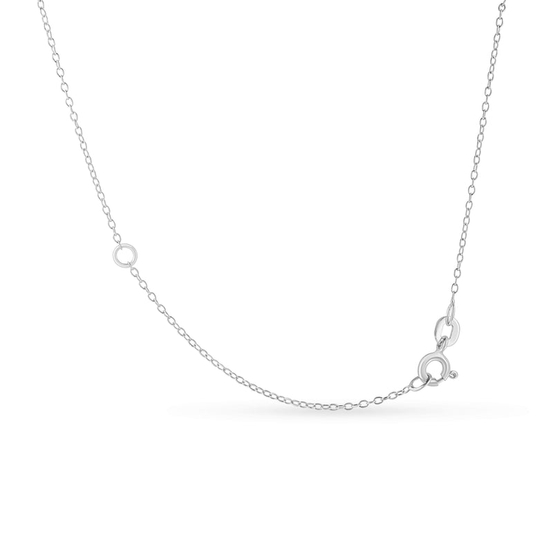 Bids.com .925 Sterling Silver 1/2 Cttw Diamond Bezel 18" Pendant Necklace (I-J Color, I2-I3 Clarity) Necklaces White Smoke White.Sterling Silver / 18,Yellow Plated .925 Sterling Silver / 18,Rose.Sterling Silver / 18