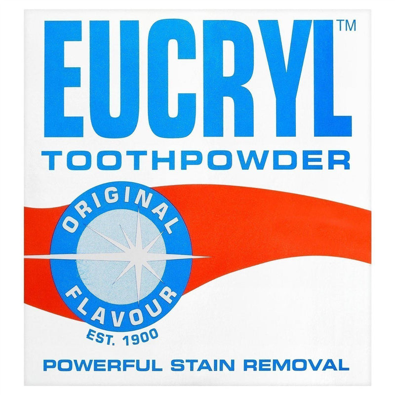 Eucryl Eucryl Toothpowder Original Teeth Whitening Powder 50g Oral Care White Smoke