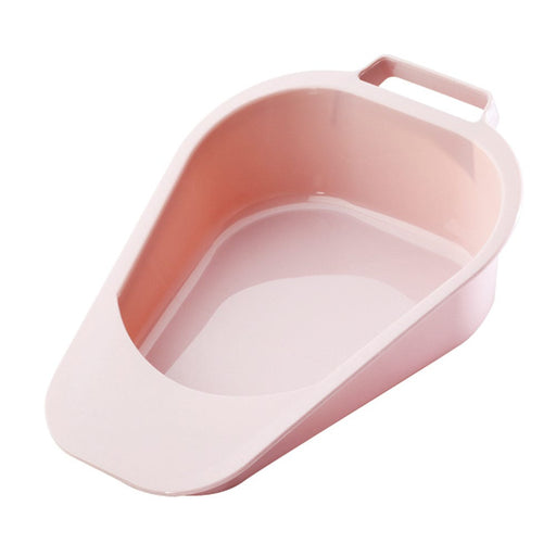 Carex Standard Plastic Bed Pan – 47 oz Capacity – Durable & Disposable Medical Grade Bed Pans White Smoke