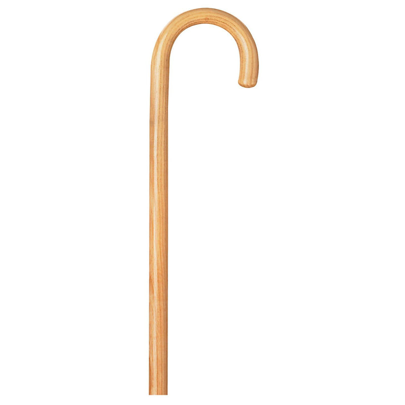 Carex Carex Round Handle Wood Cane, Natural Canes & Walking Sticks White Smoke