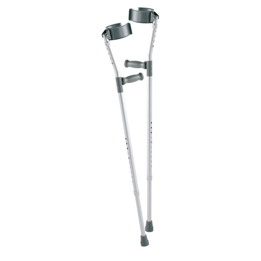 Carex Carex Adult Standard Forearm Crutches [A985C0] 1 Pair Crutches White Smoke