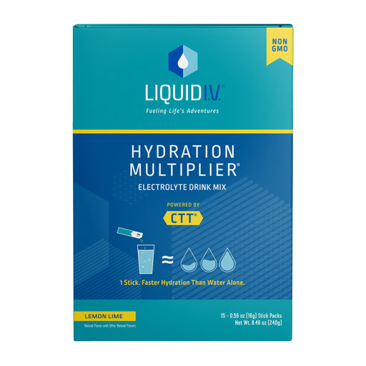Liquid I.V. Liquid I.V. Hydration Multiplier Electrolyte Drink Mix Lemon Lime Health & Beauty Dark Cyan