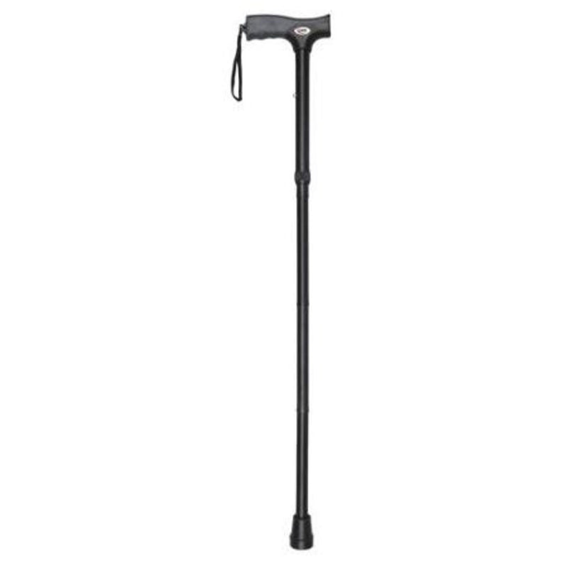 Carex Carex Soft Grip Folding Cane, Black Canes & Walking Sticks White Smoke
