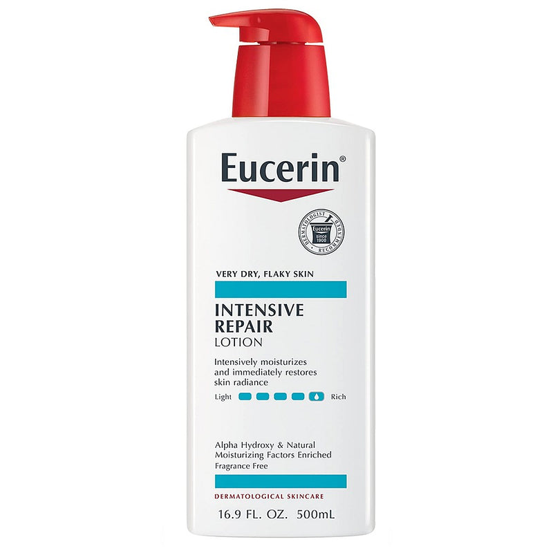 Eucerin Eucerin Intensive Repair Body Lotion, Lotion For Very Dry Skin, 16.9 Fl Oz Pump Bottle Lotion & Moisturizer White Smoke
