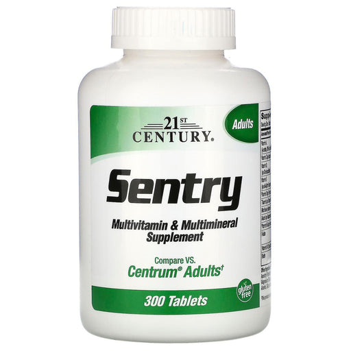 21st Century 21st Century Sentry Multivitamin Tablets 300 Ct Vitamins & Supplements White Smoke