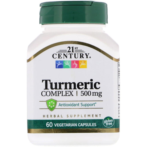 21st Century 21st Century Turmeric Complex – 500 mg (Vegetarian Capsules) Vitamins & Supplements Lavender