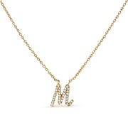 Bids.com 10K White Gold Diamond Accent "A" Initial Script Style Pendant Necklace Necklaces White Smoke Yellow.Gold / 18 / M