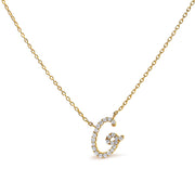 Bids.com 10K White Gold Diamond Accent "A" Initial Script Style Pendant Necklace Necklaces White Smoke Yellow.Gold / 18 / G