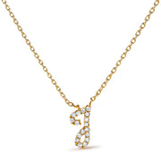 Bids.com 10K White Gold Diamond Accent "A" Initial Script Style Pendant Necklace Necklaces White Smoke Yellow.Gold / 18 / J