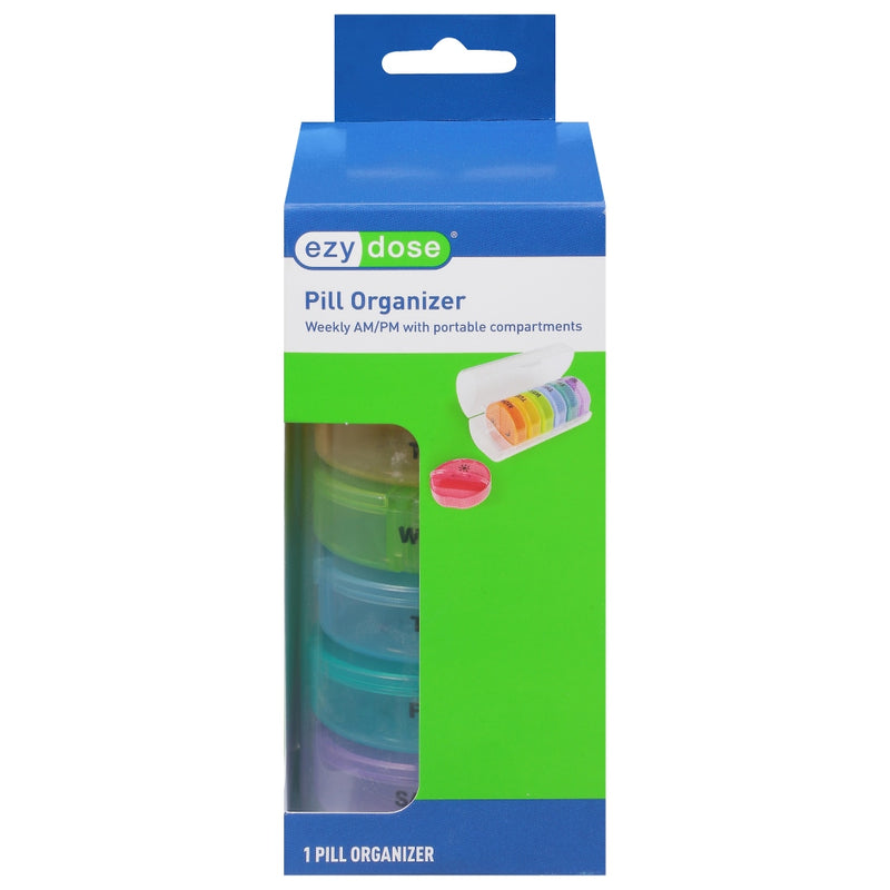 Ezy Dose Ezy Dose Weekly AM/PM Pill Organizer Pillboxes Lime Green