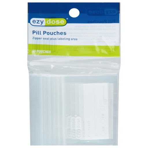 Ezy Dose Ezy Dose Pill Pouches, Disposable Health & Beauty Light Gray