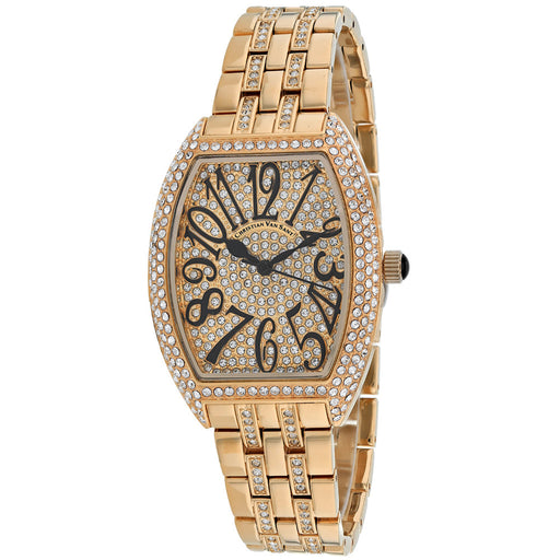 Bids.com Christian Van Sant Women's Elegant Sparkle Watches White Smoke