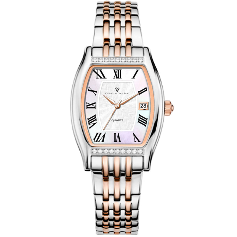 Bids.com Christian Van Sant Women's Gemma Watches White Smoke
