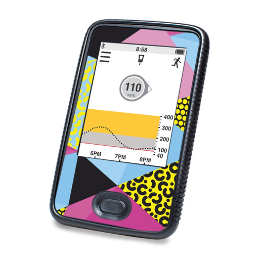 Peelz 90's Neon Designed for DEXCOM G6 Touchscreen Receiver Peelz/Stickers White Smoke