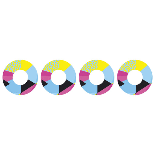 Peelz 90's Neon Patch  Tape Designed for the FreeStyle Libre 2 Patch Medical Tape White Smoke 4-Pack Libre