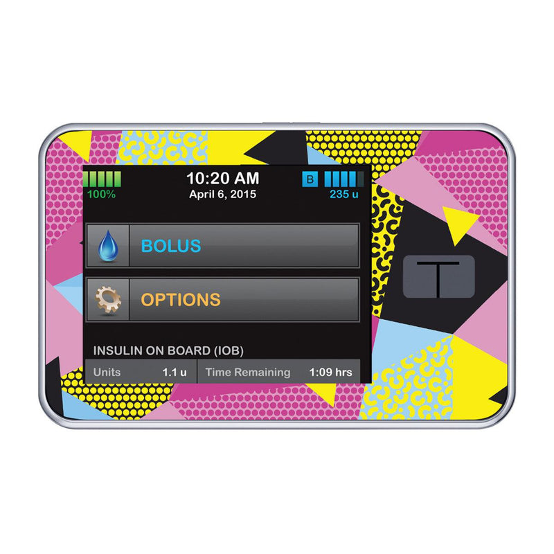 Peelz 90's Neon for Tandem t:slim Peelz/Stickers Black