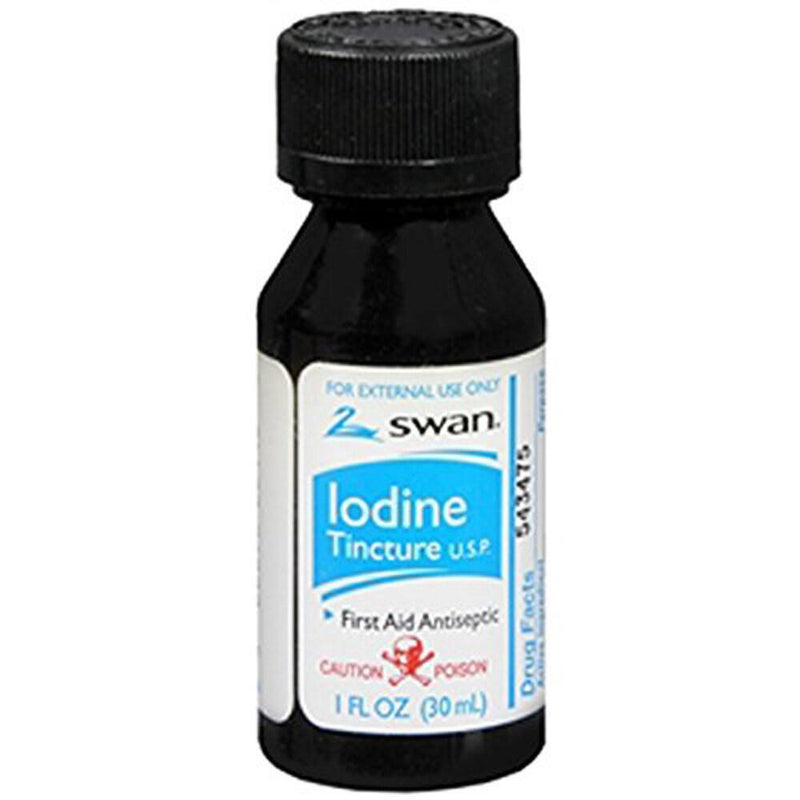 Swan Swan Iodine Tincture, Skin Antiseptic Personal Care Black