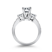 Bids.com 14k White Gold Three Stone Engagement Ring with Diamond Band Rings White Smoke 4 / White Gold,4.5 / White Gold,5 / White Gold,5.5 / White Gold,6 / White Gold,6.5 / White Gold,7 / White Gold,7.5 / White Gold,8 / White Gold,8.5 / White Gold,9 / White Gold