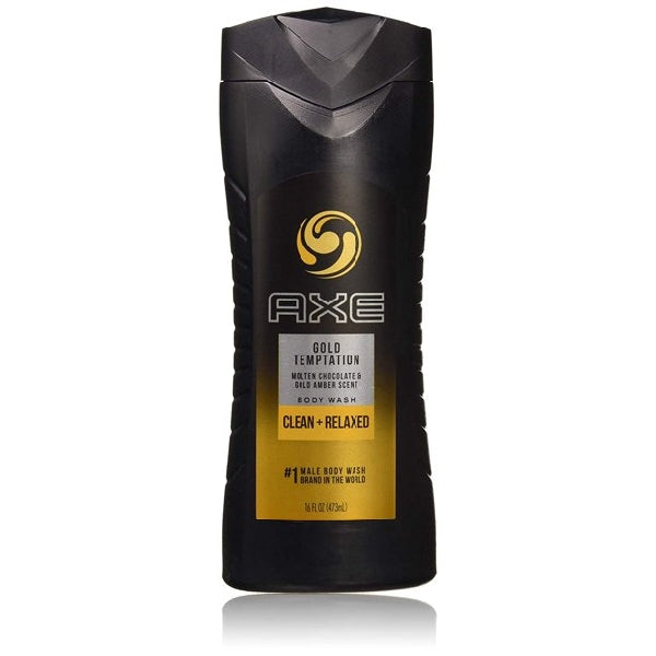 AXE AXE Gold Temptation Clean + Relaxed Body Wash 16 Fl. Oz. Bottle Body Wash Black
