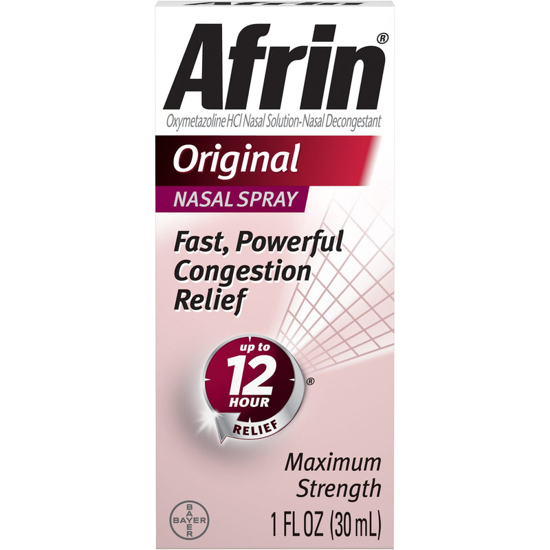 Afrin Afrin Nasal Spray, Maximum Strength, Original Health & Beauty White Smoke