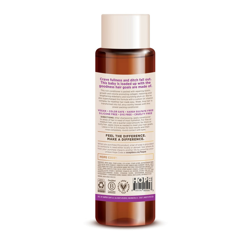 Soapbox Soapbox Biotin & Superfruit Blend Restore & Volumize  Conditioner, 16 Fl Oz Conditioners White Smoke